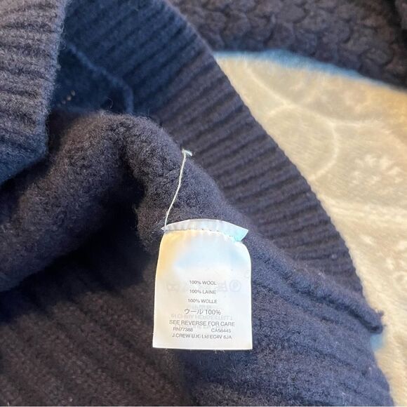 J.Crew Pom Pom cable merino wool sweater - Picture 4 of 4